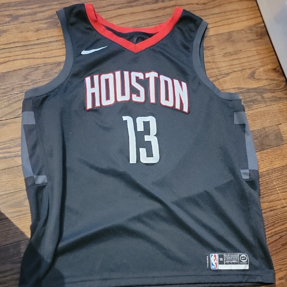 James Hardwn Houston Rockets Nike Black Dri-FIT Jersey